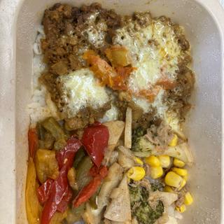 あえて、豚丼牛蒡とさつまいものまぜご飯(株式会社アサヒウェルネスフーズ)