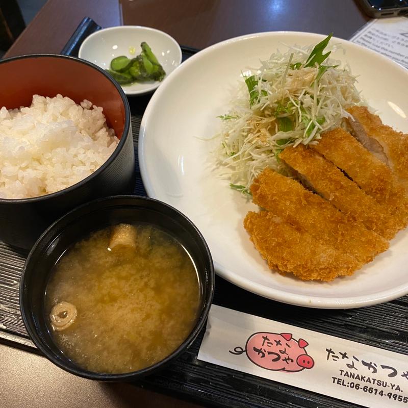 とんかつ定食(たなかつや。)