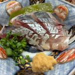 マアジ造り(海鮮立呑 活魚パラダイス)