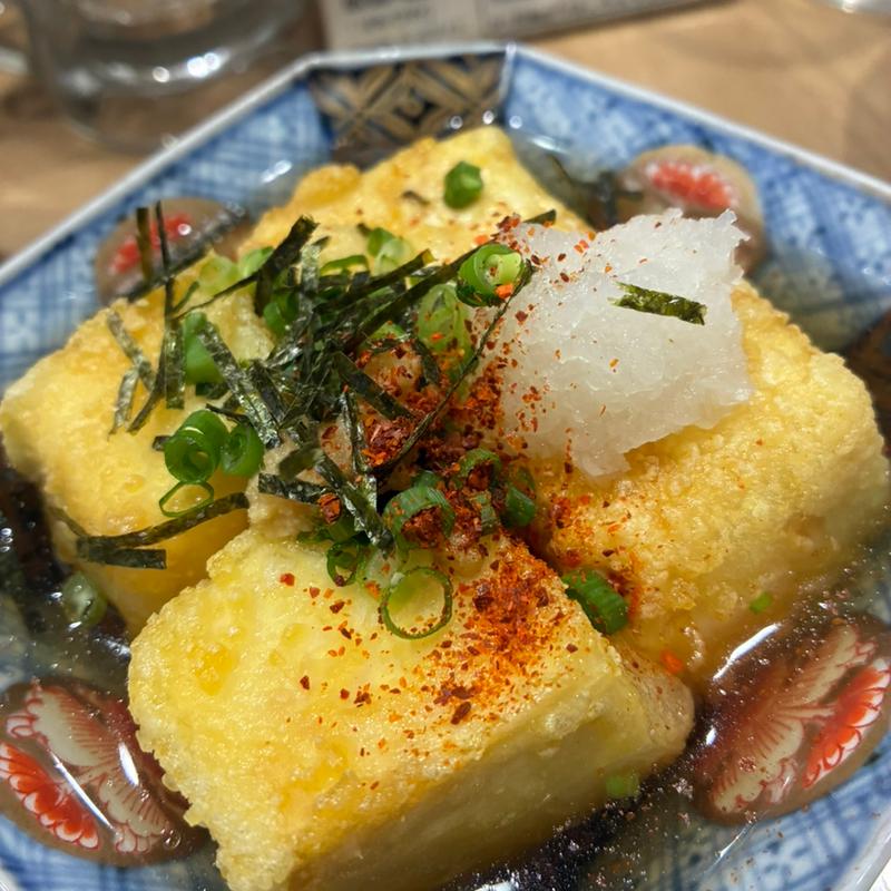 揚げ出し豆腐(海鮮立呑 活魚パラダイス)