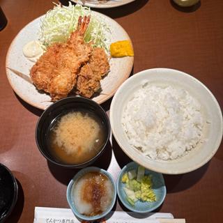 ミックスフライ(とんかつ 卯作(うさく))