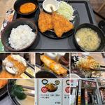 アジフライ（2枚）定食(松のや 高円寺店)