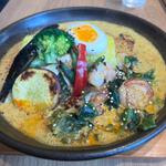 野菜カレー+ガーリックシュリンプ