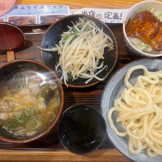 炭焼き鶏つけうどん