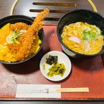 カキフライ&エビかつ丼