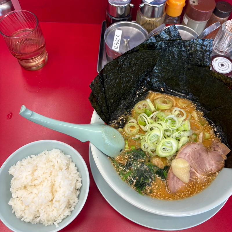 特製味噌ラーメン　のり　半ライス(ラーメン山岡家 越谷レイクタウン店)