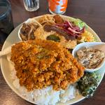 ショウガのキーマカレー(カメイノ食堂)