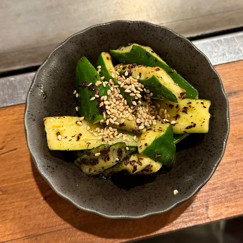 きゅうりのタタキ(ゆかり風味)(お多福 （おたふく）)