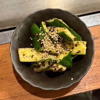 きゅうりのタタキ(ゆかり風味)(お多福 （おたふく）)