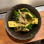 きゅうりのタタキ(ゆかり風味)