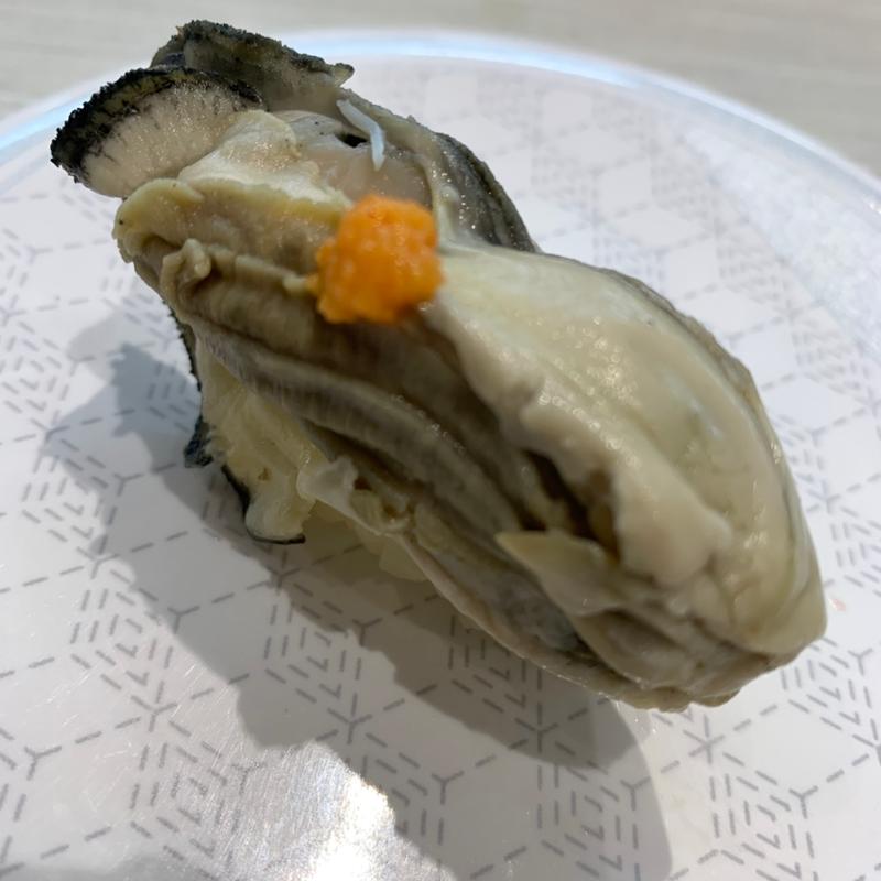 広島県産牡蠣握り(もみじおろしのせ)(はま寿司 池袋グリーン大通り店)