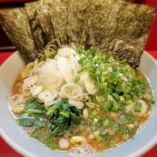 Wネギラーメン＋海苔(横浜家系ラーメン 黄金家)