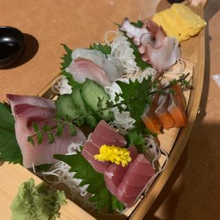 刺身五種盛り(旬蔵 上野本店)