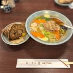 五目ビーフン(汁)バーツアン(ちまき)