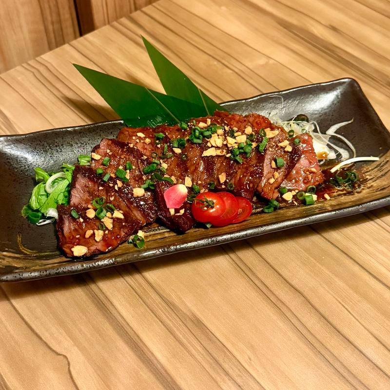 牛ハラミステーキ(海鮮と日本酒 政良 新宿店)