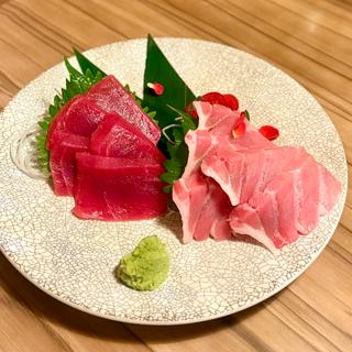 本マグロ2種盛り(海鮮と日本酒 政良 新宿店)