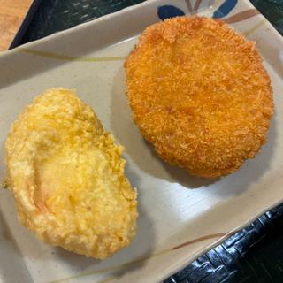 とり天(190)+コロッケ(160)