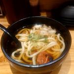 梅干しかすうどん