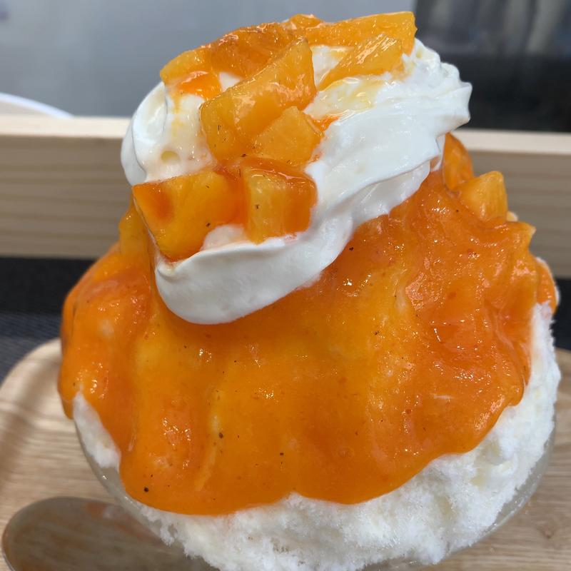 柿とレアチーズ(cafe 想々)