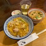 親子丼　ミニ蕎麦きざみ(きよし)