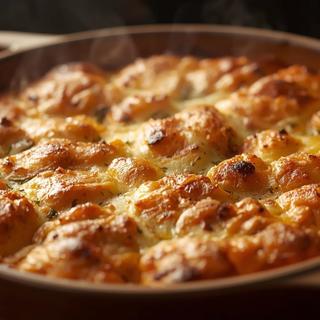 さつま芋の白味噌グラタン