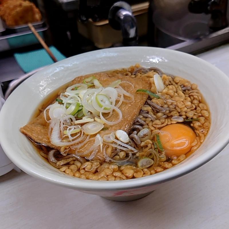 人気の3種盛り(常盤軒 品川駅 横須賀線上りホーム店 26号店)