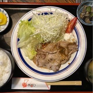 豚生姜焼き定食