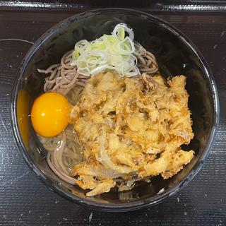 しめじと舞茸のかき揚げそば(よもだそば 名古屋サンロード店)