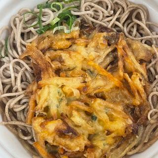 野菜かき揚げそば