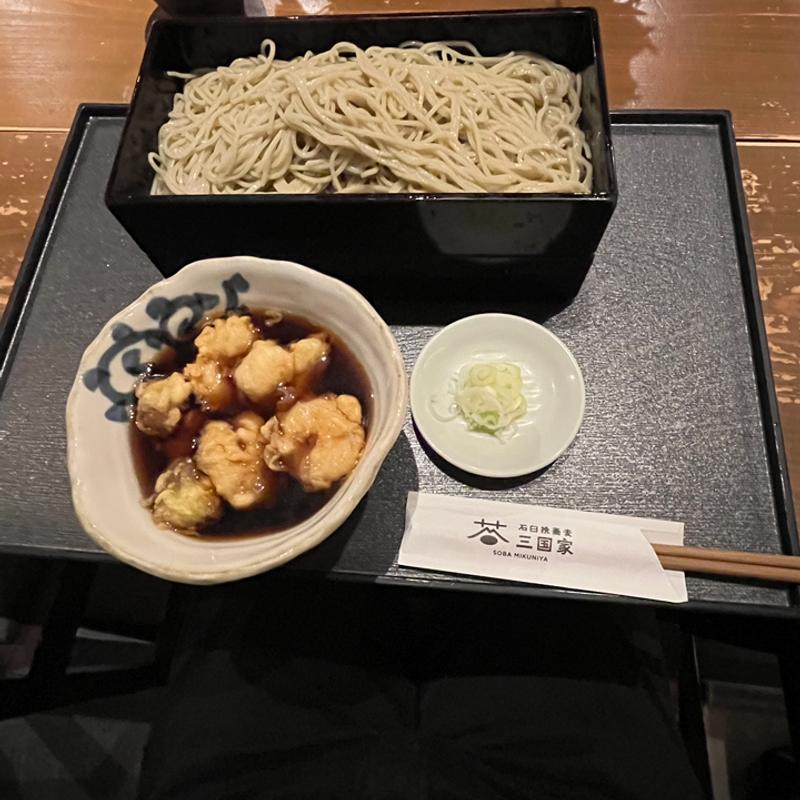 海老名天汁そば　2合(石臼挽蕎麦 三國家)