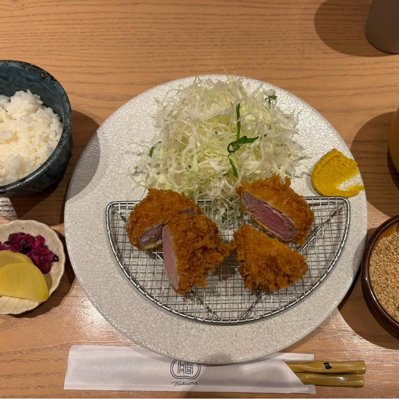 ヘレカツ定食(トンカツ ツキウマ 武蔵小杉店)