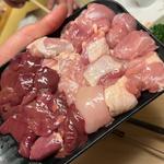 新鮮鶏肉盛り合わせ(水たき料亭 博多華味鳥 祇園店)
