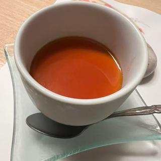 新鮮たまごプリン(水たき料亭 博多華味鳥 祇園店)