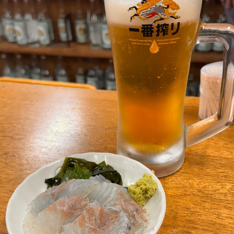 スズキの刺身(大衆酒場 増やま 本店)