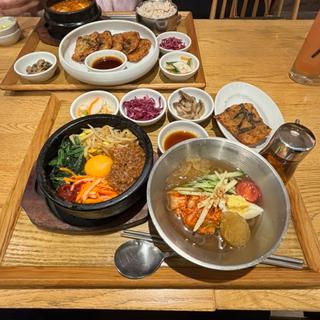 石焼ビビンバ&冷麺セット(ViTO セブンパークアリオ柏店)