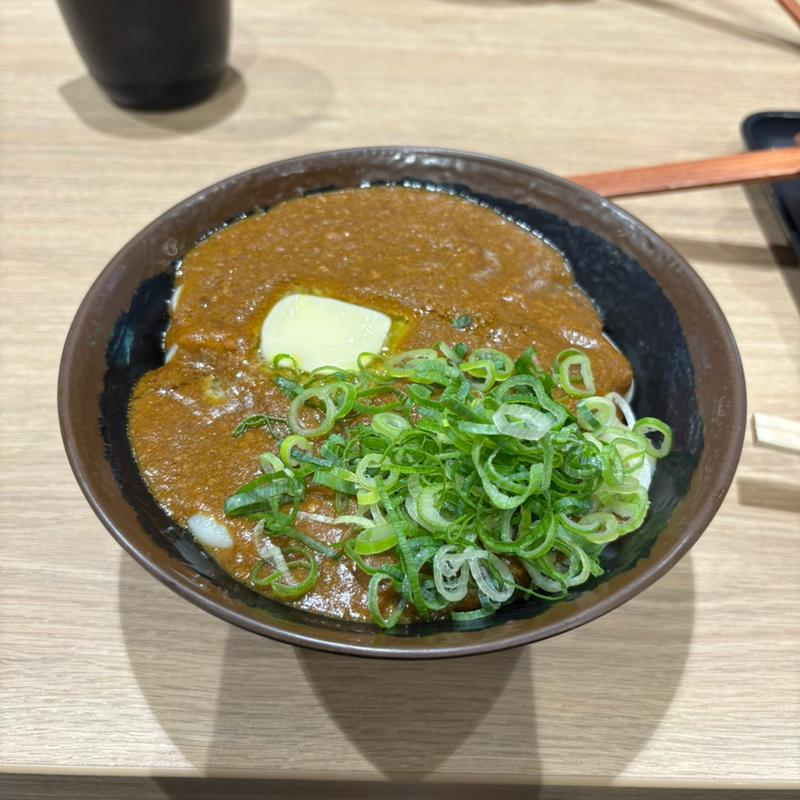 カレー南蛮うどん(香川一福フルルガーデン八千代店)