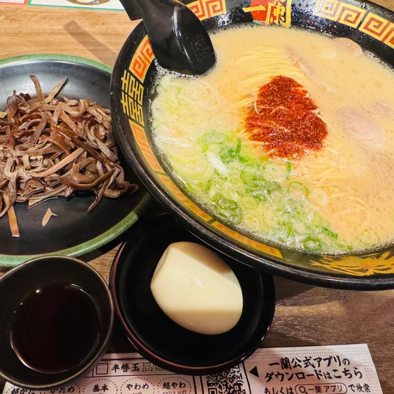 ラーメン(一蘭 船橋店)