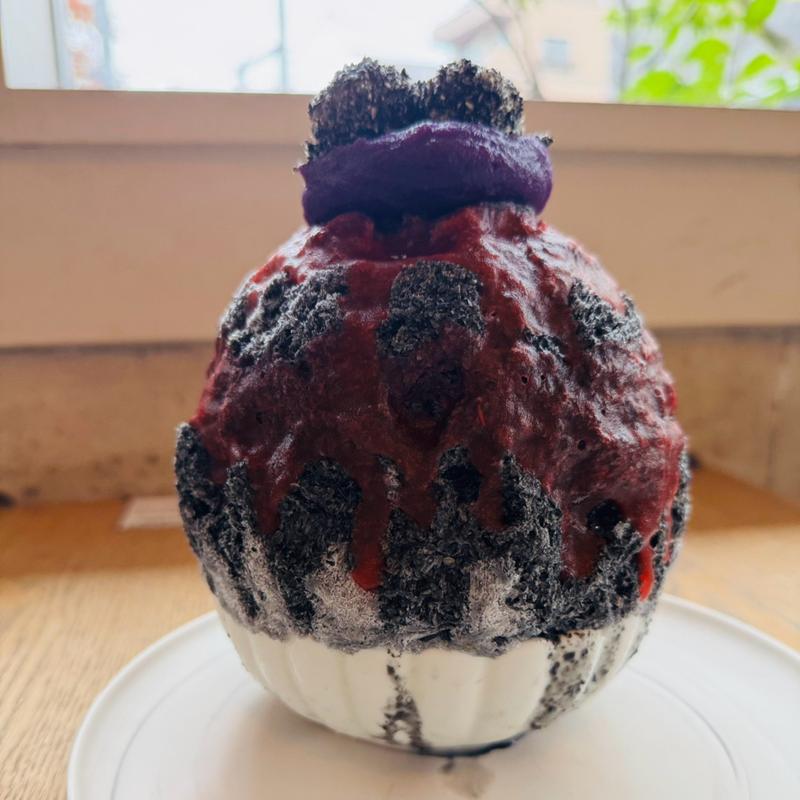 黒胡麻紫芋(TSUJI －お茶とかき氷－)