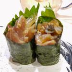 漬け胡麻海鮮軍艦(回転寿司みさき イオンフードスタイル港南台店)