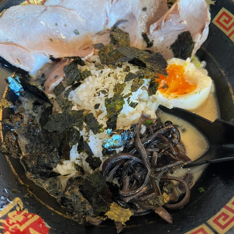 天然豚骨雑炊(一蘭 一蘭の森店 )