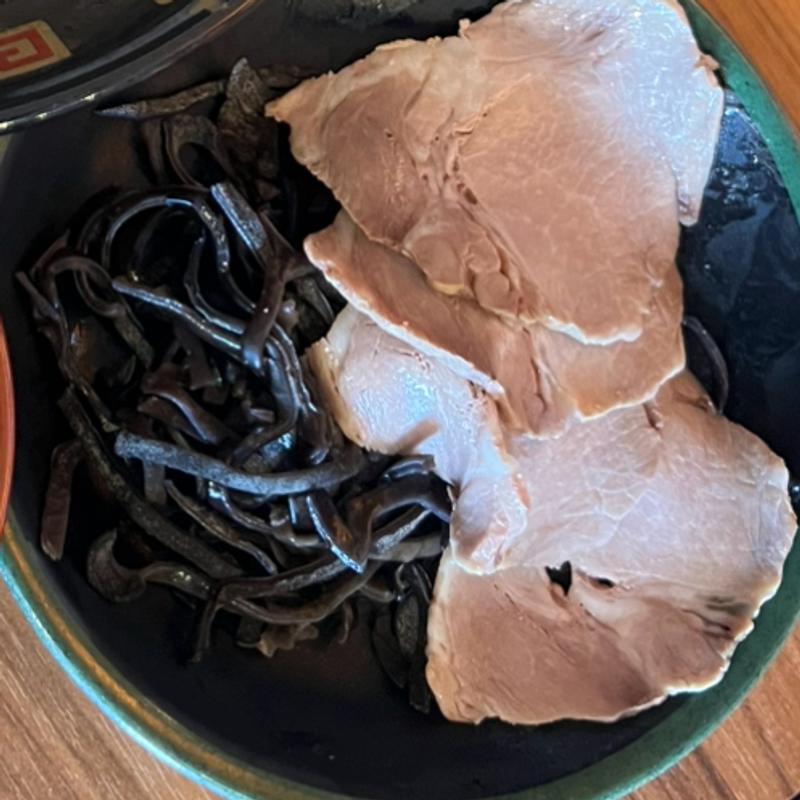 トッピング　キクラゲ　チャーシュー(一蘭 一蘭の森店 )