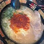 天然豚骨ラーメン　8辛(一蘭 一蘭の森店 )