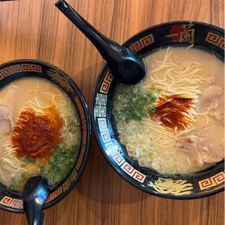 天然豚骨ラーメン 食べ比べ(一蘭 一蘭の森店 )