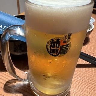 生ビール(博多もつ鍋 前田屋 総本店)