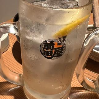 レモンサワー(博多もつ鍋 前田屋 総本店)