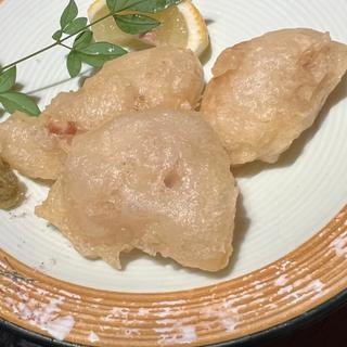 モツの天ぷら(博多もつ鍋 前田屋 総本店)