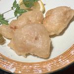 モツの天ぷら(博多もつ鍋 前田屋 総本店)