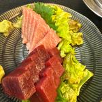 マグロ刺身(じもん)