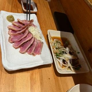 地鶏のタタキ(博多ラーメン弐代目 清水屋)