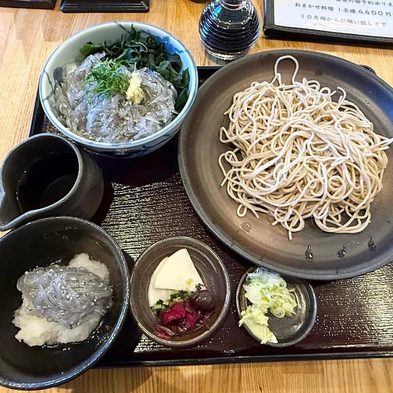 生しらす丼セット(繁茂)